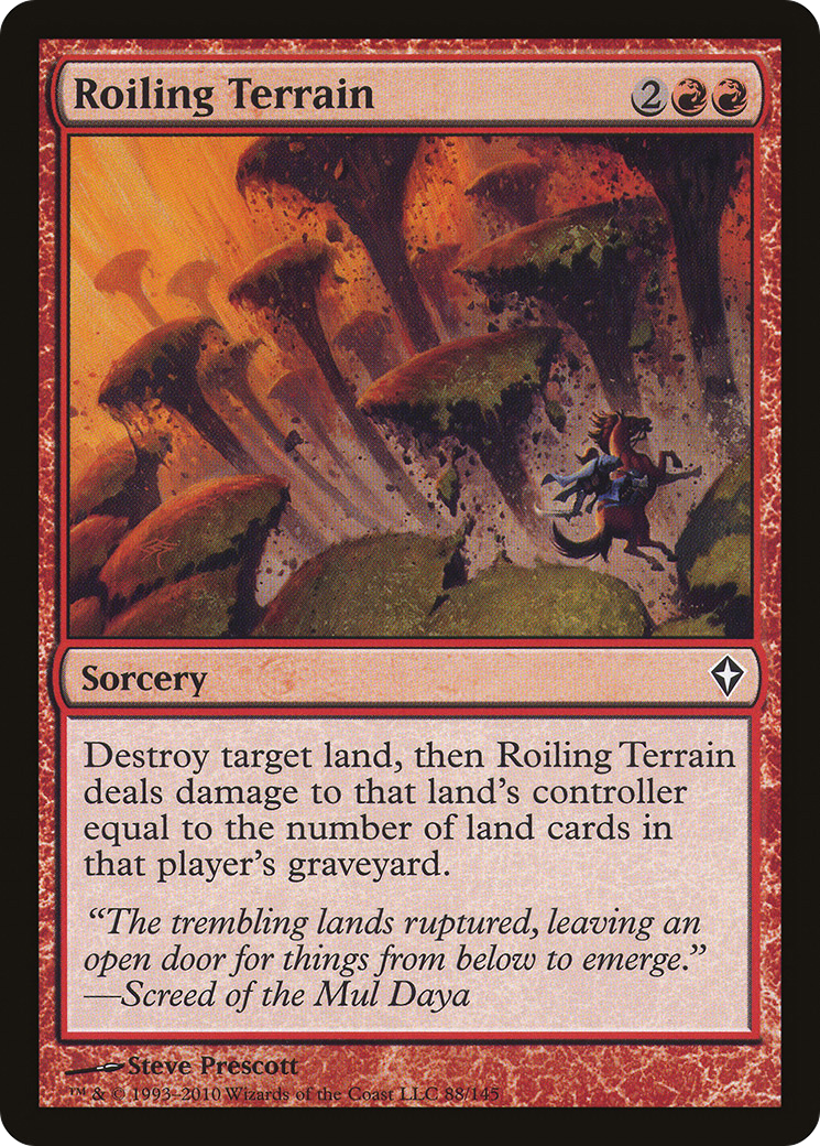 {C} Roiling Terrain [Worldwake][WWK 088]