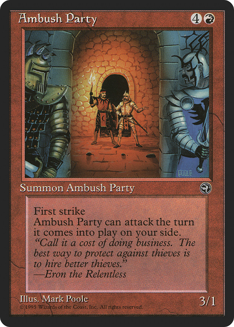 {C} Ambush Party (Eron Flavor Text) [Homelands][HML 63A]