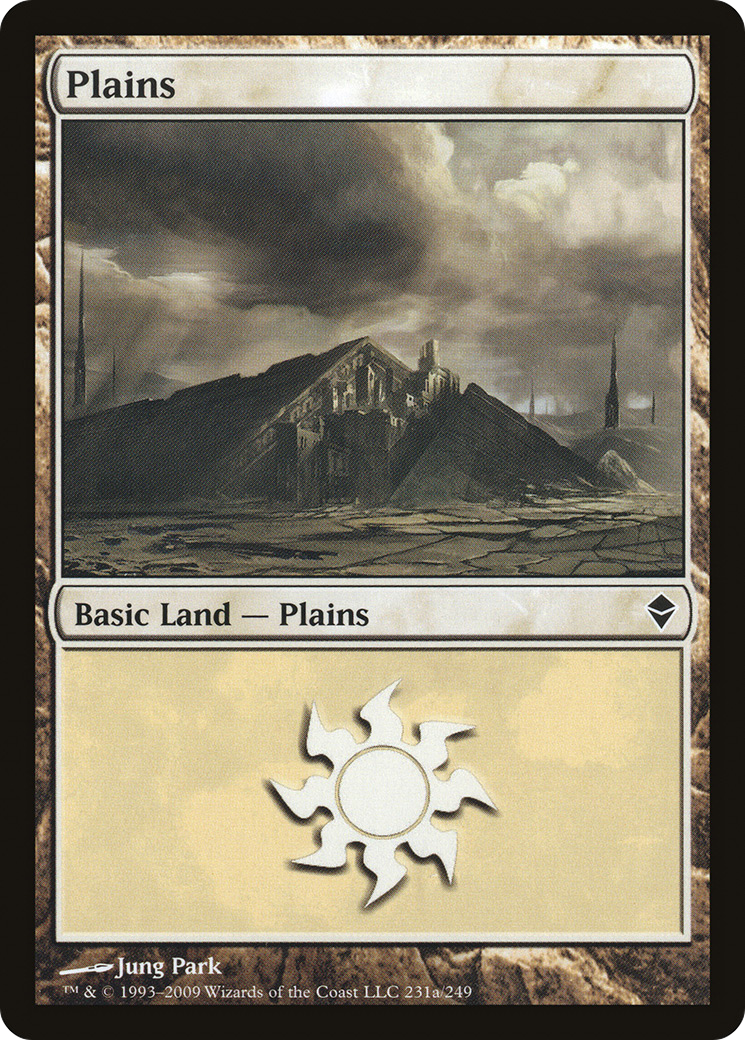 {B}[ZEN 231] Plains (231a) [Zendikar]