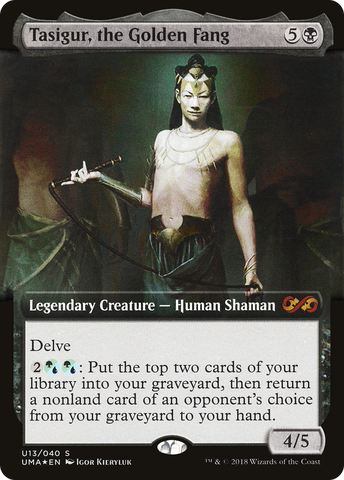 {R} Tasigur, the Golden Fang (Topper) [Ultimate Masters Box Topper][UMA U13]