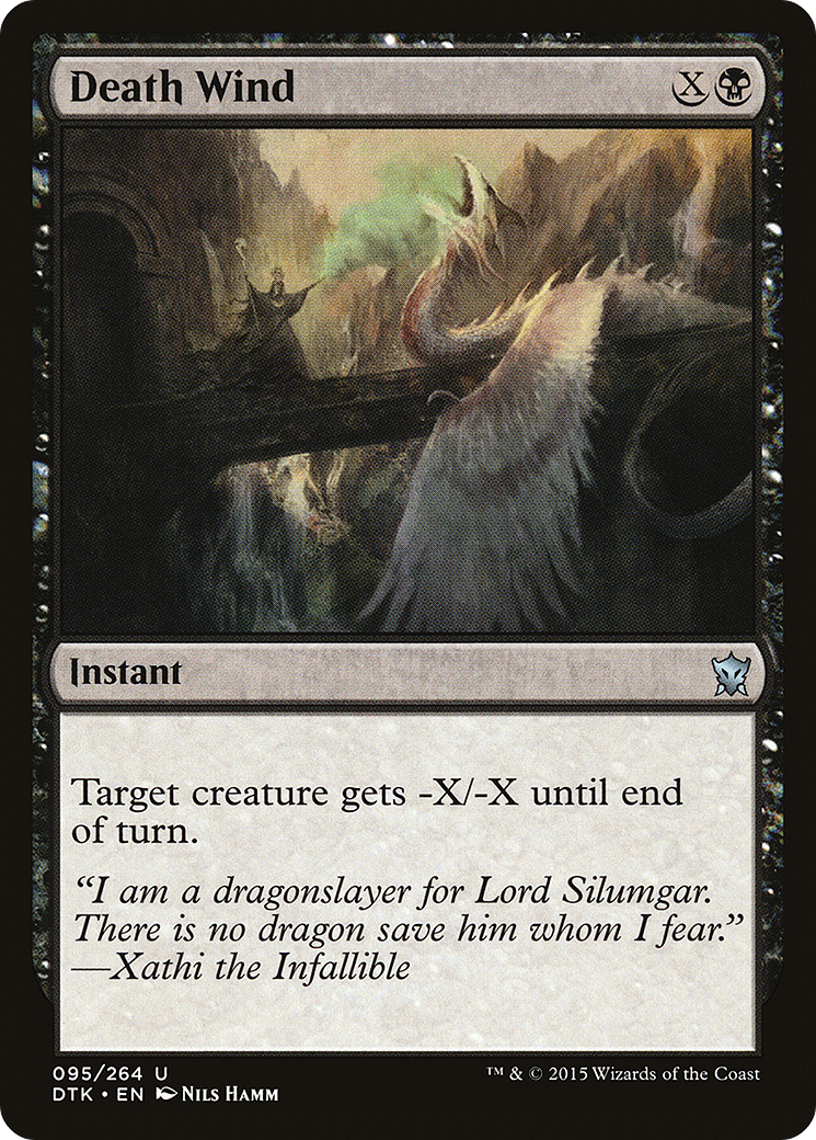 {C} Death Wind [Dragons of Tarkir][DTK 095]