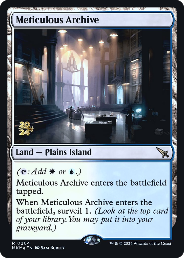 {R} Meticulous Archive [Murders at Karlov Manor Prerelease Promos][PR MKM 264]