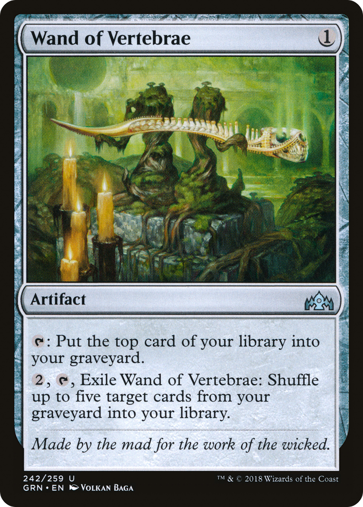 {C} Wand of Vertebrae [Guilds of Ravnica][GRN 242]