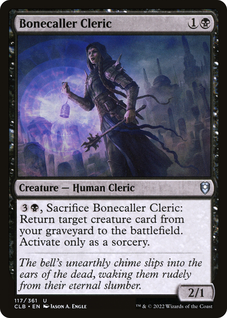 {C} Bonecaller Cleric [Commander Legends: Battle for Baldur's Gate][CLB 117]