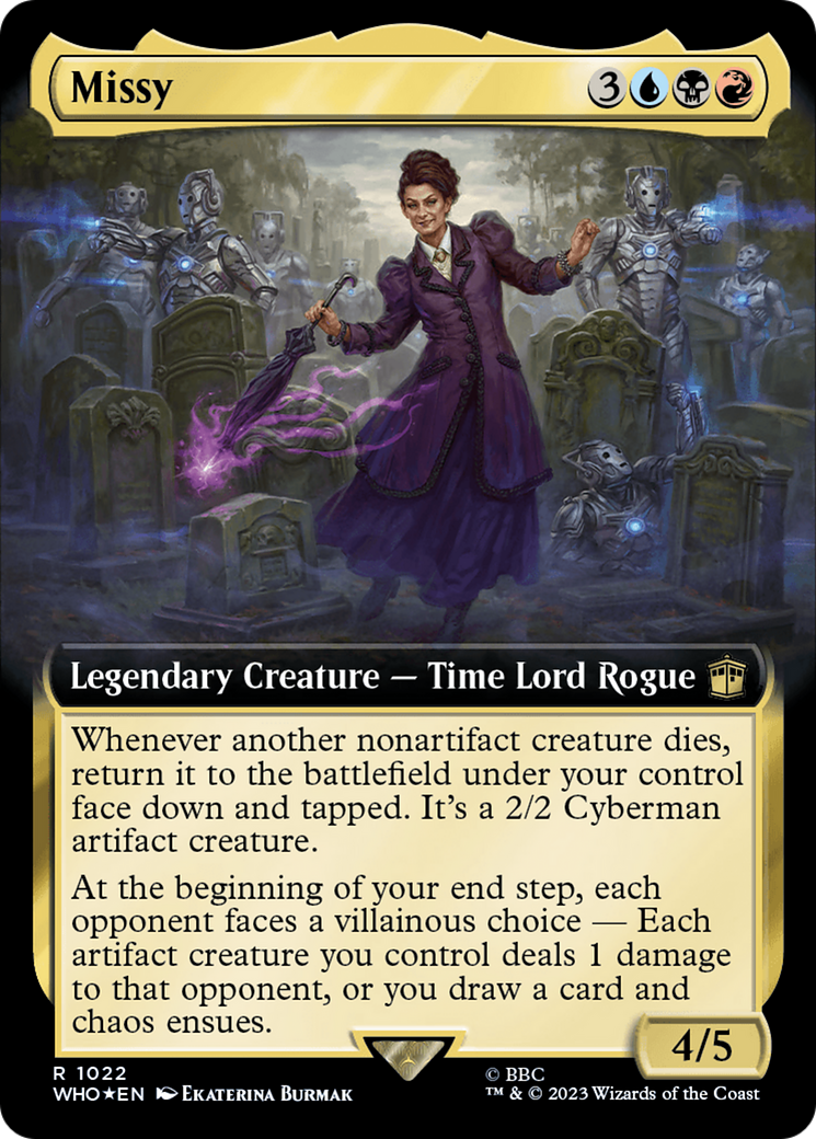 {R} Missy (Extended Art) (Surge Foil) [Doctor Who][WHO 1022]