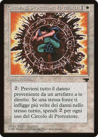 {C} Circle of Protection: Artifacts (Italian) - "Circolo di Protezione: Artefatti" [Rinascimento][RIN 005]