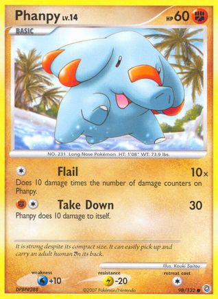 [PKM] Phanpy (98/132) [Diamond & Pearl: Secret Wonders]