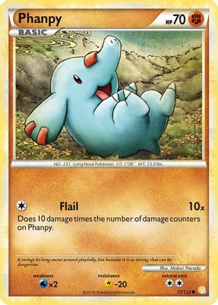 [PKM] Phanpy (77/123) [HeartGold & SoulSilver: Base Set]