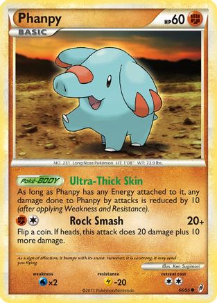 [PKM] Phanpy (66/95) [HeartGold & SoulSilver: Call of Legends]