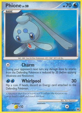 [PKM] Phione (27/100) [Diamond & Pearl: Majestic Dawn]