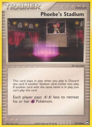 [PKM] Phoebe's Stadium (79/108) [EX: Power Keepers]