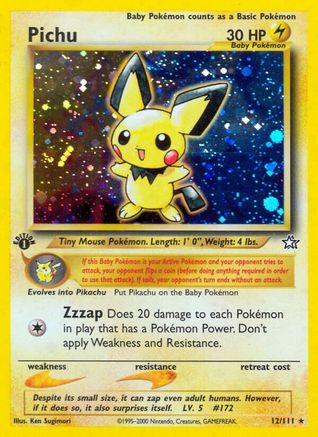 [PKM] Pichu (12/111) [Neo Genesis Unlimited]