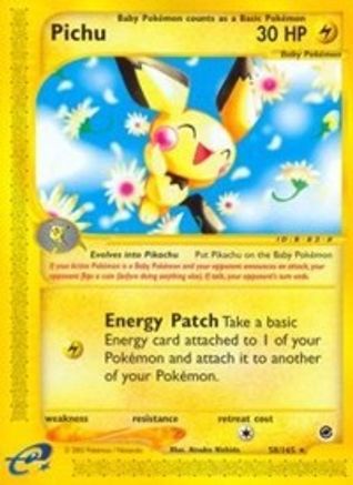 [PKM-R] Pichu (58/165) [Expedition: Base Set]
