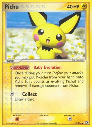 [PKM] Pichu (59/106) (Stamped) [EX: Emerald]