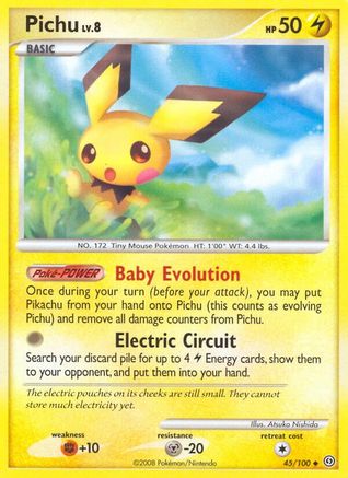 [PKM] Pichu (45/100) [Diamond & Pearl: Stormfront]