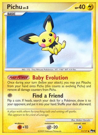 [PKM-C] Pichu (11/17) [POP Series 9]