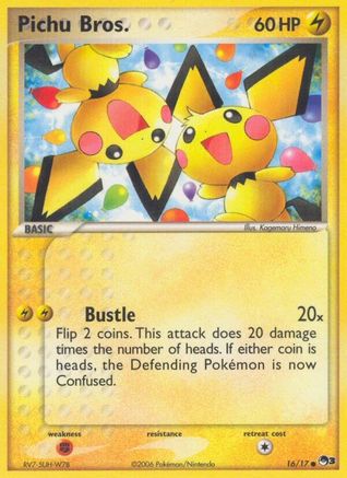 [PKM] Pichu Bros. (16/17) [POP Series 3]