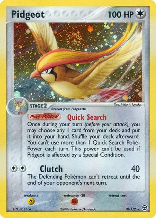 [PKM] Pidgeot (10/112) [EX: FireRed & LeafGreen]