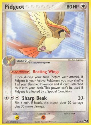 [PKM-R] Pidgeot (2/17) [POP Series 2]