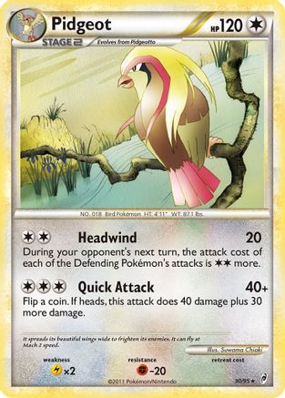 [PKM] Pidgeot (30/95) [HeartGold & SoulSilver: Call of Legends]