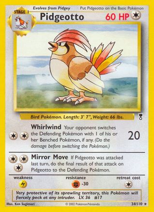 [PKM-R] Pidgeotto (34/110) [Legendary Collection]