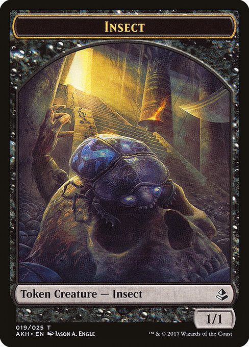 {T} Labyrinth Guardian // Insect Double-sided Token [Amonkhet Tokens][TAKH 008]