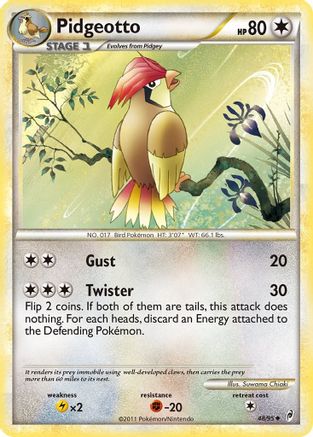 [PKM] Pidgeotto (48/95) [HeartGold & SoulSilver: Call of Legends]