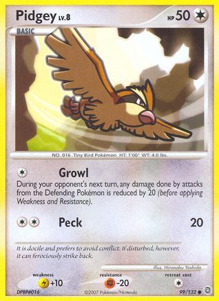 [PKM] Pidgey (99/132) [Diamond & Pearl: Secret Wonders]