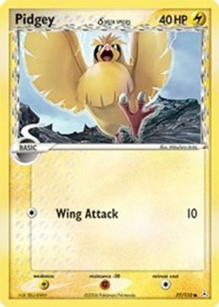 [PKM-C] Pidgey (77/110) (Delta Species) (Stamped) [EX: Holon Phantoms]