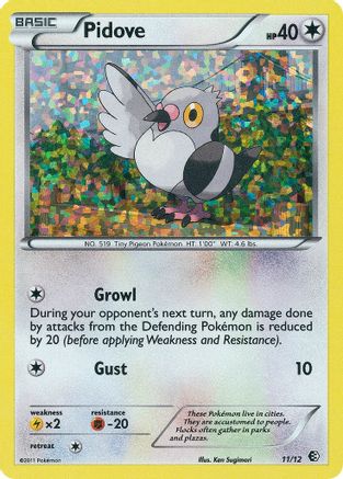 [PKM] Pidove (11/12) [McDonald's Promos: 2011 Collection]