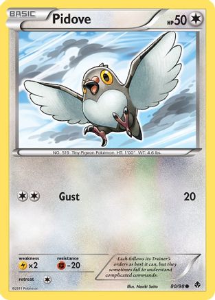 [PKM] Pidove (80/98) [Black & White: Emerging Powers]