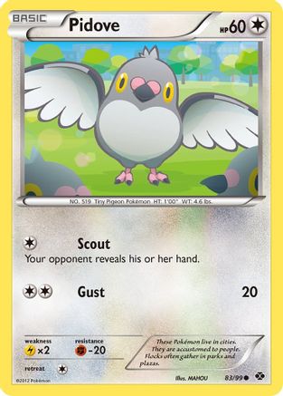 [PKM-C] Pidove (83/99) [Black & White: Next Destinies]
