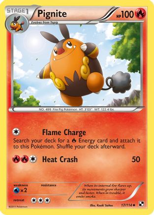 [PKM] Pignite (17/114) [Black & White: Base Set]