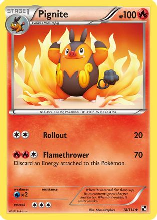 [PKM-C] Pignite (18/114) [Black & White: Base Set]