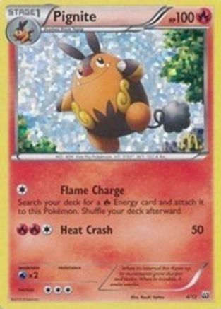 [PKM] Pignite (4/12) [McDonald's Promos: 2012 Collection]