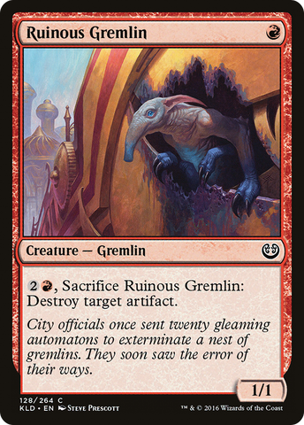 {C} Ruinous Gremlin [Kaladesh][KLD 128]