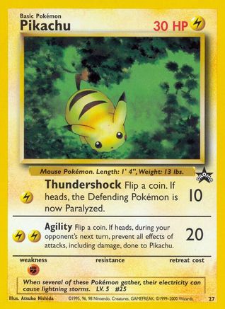 [PKM] Pikachu (27) [Wizards of the Coast: Black Star Promos]