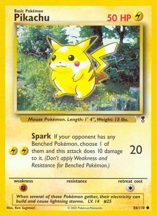 [PKM] Pikachu (86/110) [Legendary Collection]