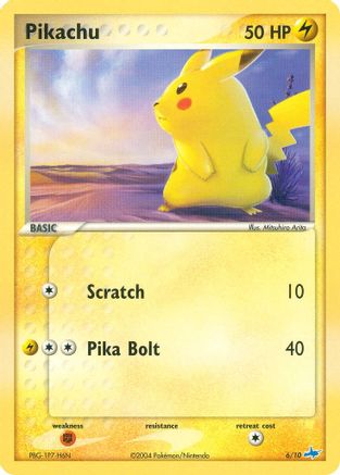 [PKM] Pikachu (6/10) [EX: Trainer Kit - Latios]