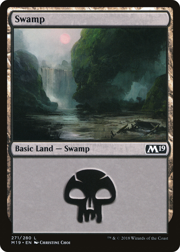 {B}[M19 271] Swamp (271) [Core Set 2019]