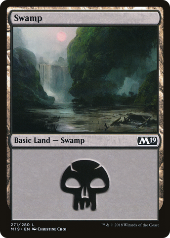 {B}[M19 271] Swamp (271) [Core Set 2019]