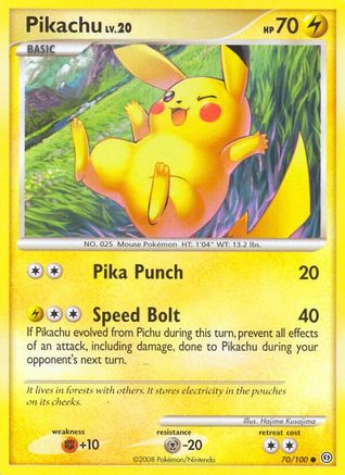 [PKM] Pikachu (70/100) [Diamond & Pearl: Stormfront]