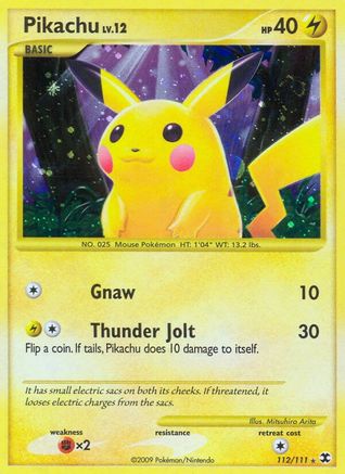 [PKM] Pikachu (112/111) [Platinum: Rising Rivals]