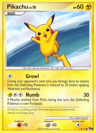 [PKM-C] Pikachu (15/17) [POP Series 9]