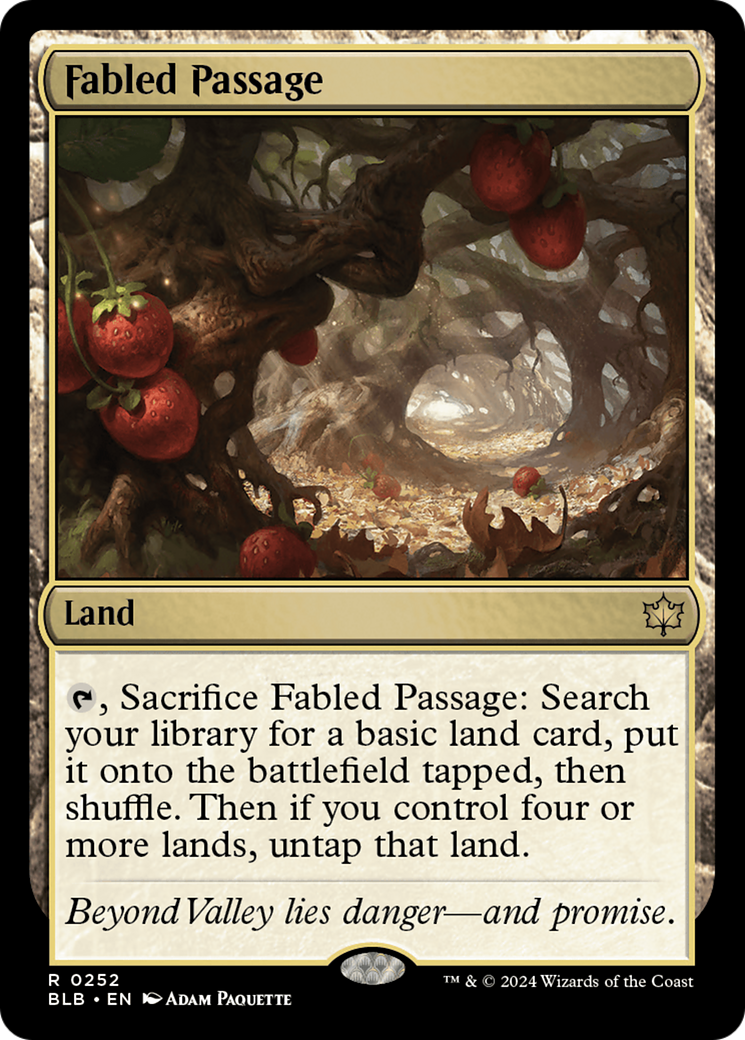 {@R} Fabled Passage [Bloomburrow][BLB 252]
