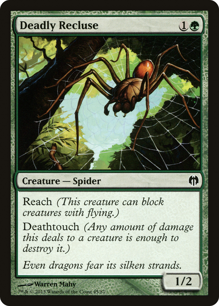 {C} Deadly Recluse [Duel Decks: Heroes vs. Monsters][DDL 045]