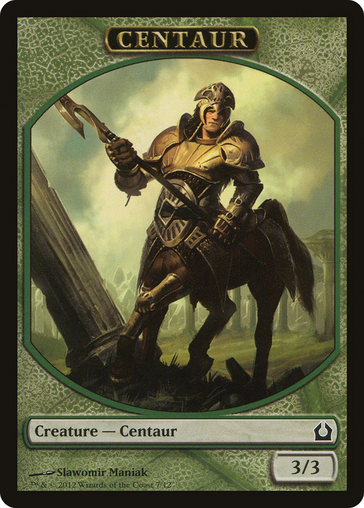 {T} Centaur Token [Return to Ravnica Tokens][TRTR 007]