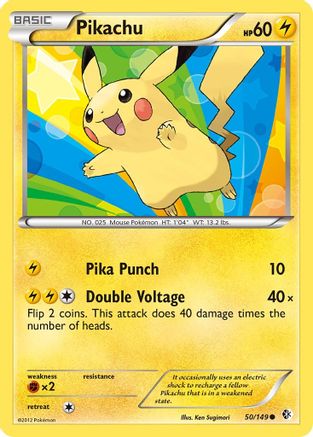 [PKM-C] Pikachu (50/149) [Black & White: Boundaries Crossed]