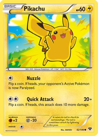 [PKM] Pikachu (42/146) [XY: Base Set]