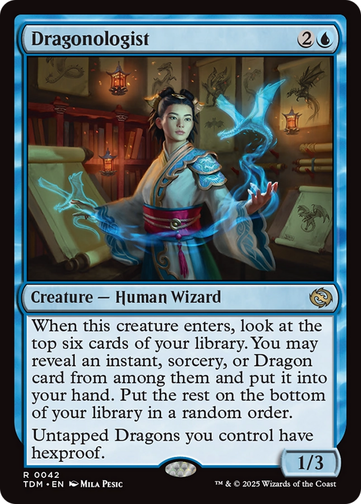 {@R} Dragonologist [Tarkir: Dragonstorm][TDM 042]